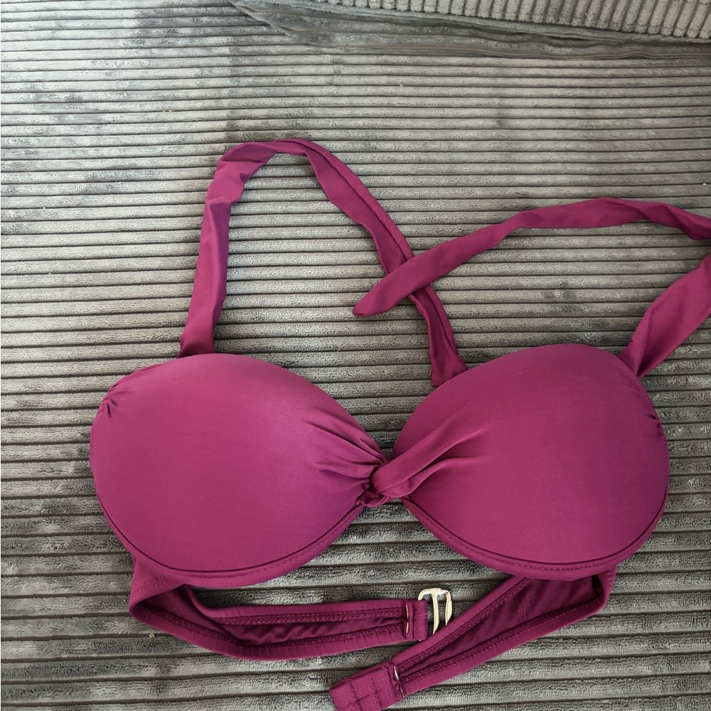 Apt. 9 Magenta Push-Up Bikini Top – Size Large – RN 103658